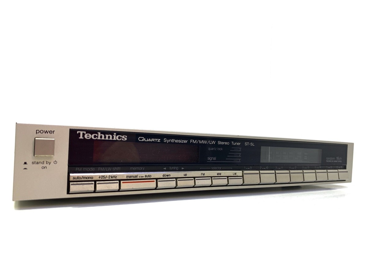 TECHNICS ST-5L Synthesizer FM/MW/LW Stereo Digital Tuner High End