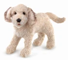 NEW PLUSH SOFT TOY Folkmanis 3136 Labradoodle Dog Full Body Hand Puppet