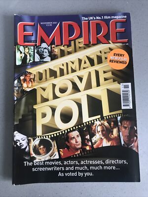 Empire Film Magazine November 2001 - The Ultimate Movie Poll, American Pie 2