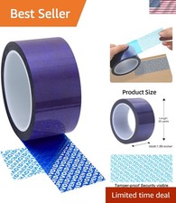 Tamper Evident Security Tape - Waterproof  Durable - 1.88 inch x 55 Yards