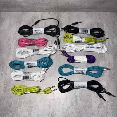 Wireless Gear 10 Ft 3.5mm To 3.5mm Audio Cable. Set Of 12