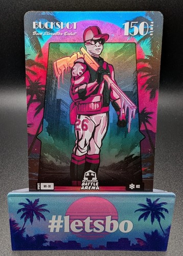Bo Jackson Battle Arena Alpha BUCKSHOT `Buck Showalter` Miami Ice #MI-38 SSP