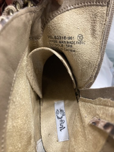 Bota corta Very G Juno con flecos de leopardo 10 para mujer - Imagen 4 de 9