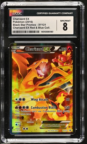 Charizard-EX graded CGC 8 for sale on eBay