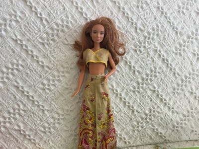 Barbie doll Fashionista Long Ginger Red head Hazel Eyes Kayla Lea Face *READ
