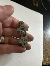 ANTIQUE ART CRAFT EASTLAKE VICTORIAN DOOR BRASS KEYHOLE ESCUTCHEON PLATE COVER