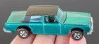 Vintage Hot Wheels Redline 1969 AQUA Rolls Royce Silver Shadow - BLACK ROOF! NM!