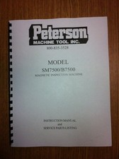 Peterson Model Sm7500 B7500 Manual