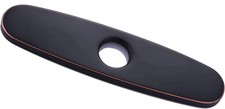 Sink Hole Cover, Faucet Hole Deck Plate 10" Oil Rubbed Bronze Escutcheon Plate f