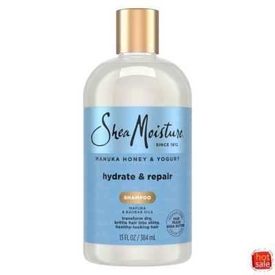 SheaMoisture Manuka Honey Yogurt Shampoo 13oz - Hydrate Repair Curly Dry