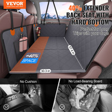 VEVOR Back Seat Extender, Dog Car Seat Cover for Back Seat Bed with Mesh Window
