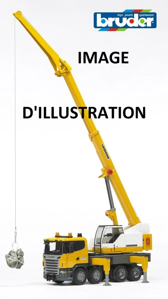 Camion Scania Super 560R 8X4 Con Gru Liebherr 1/16 #03570 / #03571 - Immagine 2 di 4