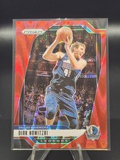 2024-25 Panini Prizm Legends Red Seismic Prizm /299 Dirk Nowitzki #272 HOF