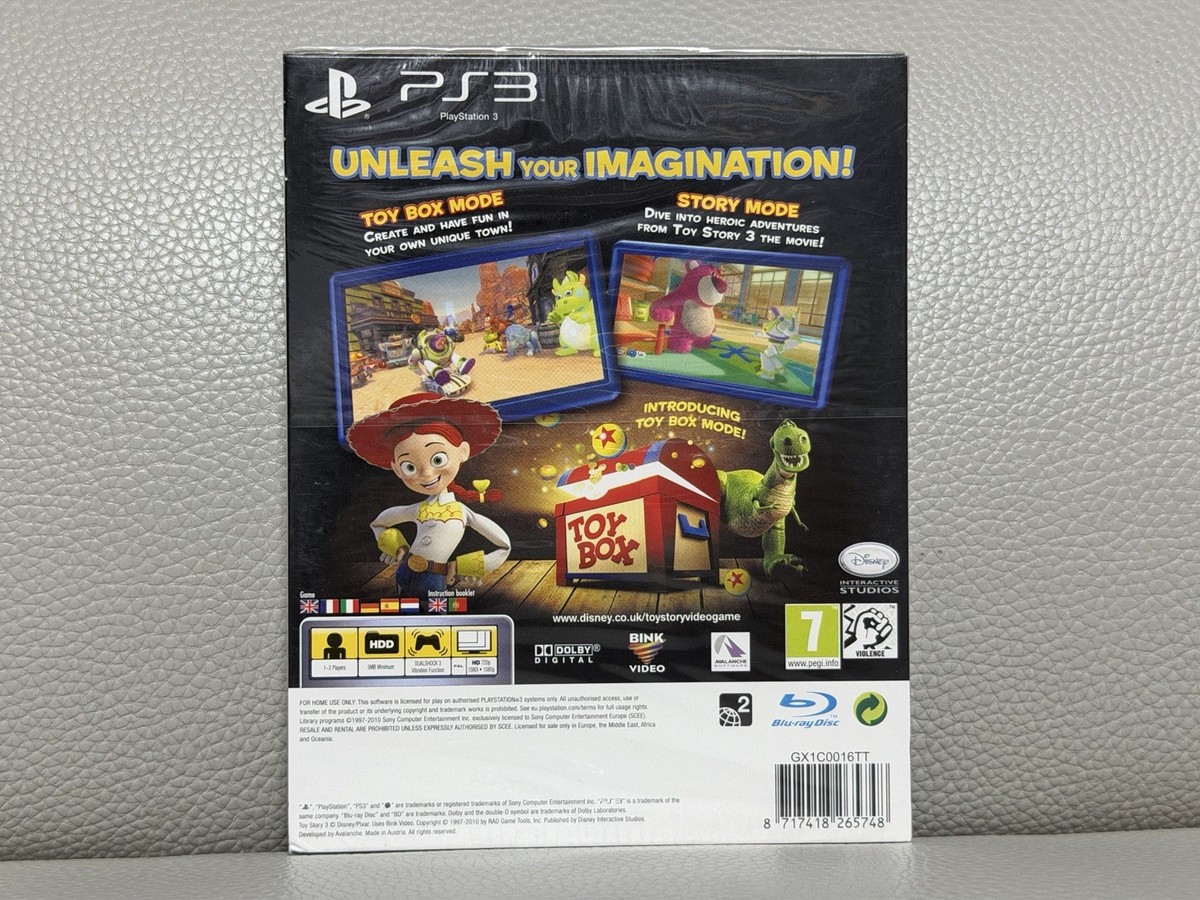 SUPER RARE SEALED Disney Toy Story 3 PS3 PAL Version Sleeve