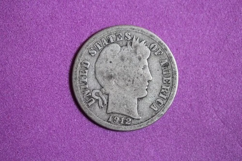 ESTATE FIND 1912 - Barber Dime!! #K58841