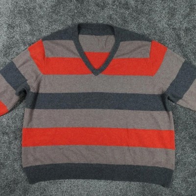 Kaschmir Strick V Ausschnitt Pullover Strickjacke Unisex Größe XL