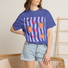 Comfort Colors Just Peachy Graphic T-Shirt ? Retro Peach Print