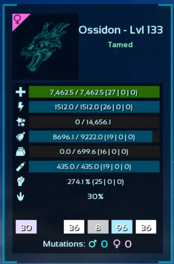 🔥ARK Survival Ascended PvE High Level Ossidon M lvl 199 PC/XBOX/PS5 ASA - Image 3 of 3