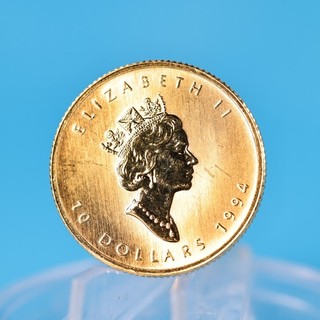 Kanada 10 $ 1994 Maple Leaf 1/4 Oz Gold 9999 Vz (2)