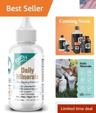 Unflavored Daily Minerals Drops - Enhances Hydration - Copper, Zinc & Magnesium