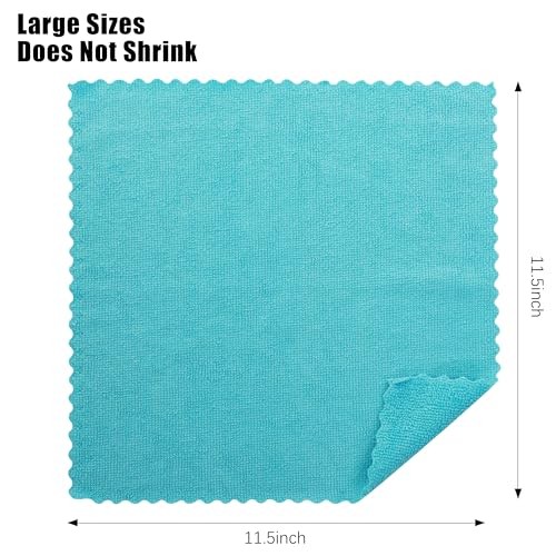 12 Pack Microfiber Cleaning Cloth - Reusable Cleaning Rag, Fast Drying 