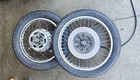 1979 1980 Kawasaki KZ1000 LTD Full Wheel, Tire, & Rotor Assembly