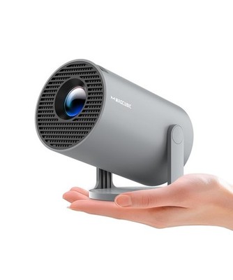 Mini Beamer 4K Unterstützt | Smart Projector 5G WiFi 6 BT 5.4, Mini Projektor...