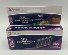 Walgreens 35mm Color Print Film 4 Rolls Pack 200 96 Exposures New Sealed 06/2011