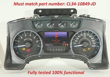 2012 Ford F-150 4x4 Instrument Cluster Speedometer Cl34-10849-jd 195k Miles 2012 Ford F-150 4x4 Instrument Cluster Speedometer Cl34-10849-jd 195k Miles