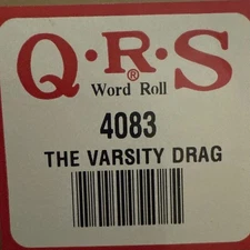 QRS player piano Word roll 4083 the varsity drag