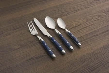 Cambridge Silversmiths, Blue, Jubilee 16-Piece Flatware Set, Service for 4