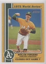 2021 Heritage High Number 1972 World Series Highlights Rollie Fingers HOF 0z4v