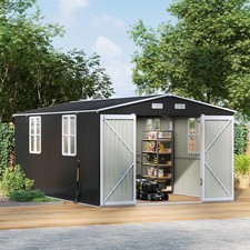 Garden Shed Storage Sheds Farm Organiser Barn House Sturdy Construction Sheds