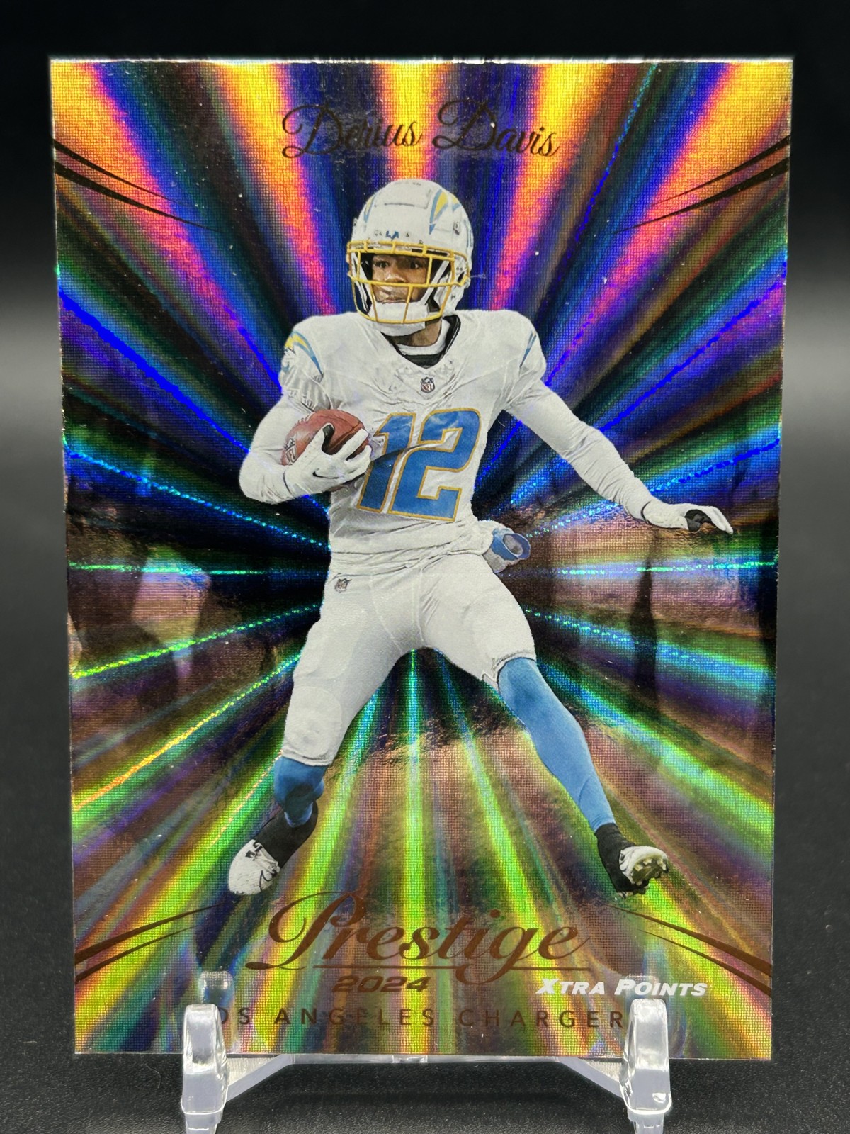 2024 Panini Prestige - Derius Davis #167 Xtra Points Sunburst