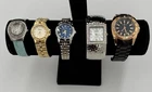 Vtg Seiko S-Wave Dufonte Klein Embassy OLEVS Ladies Wristwatch Lot of 5 Working