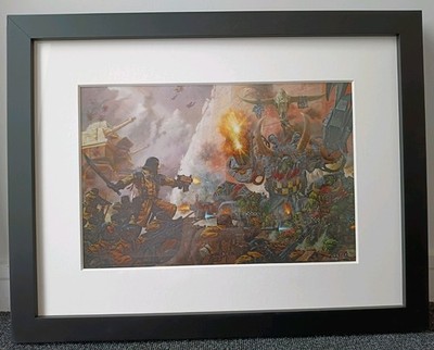 Warhammer 40k Steel Legion Limited Edition A3 Poster mit Zertifikat 48 von 250