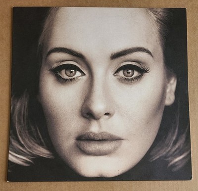 ADELE 25 LP Record + Inner Picture Sleeve Hello Columbia 2015 Great Disc
