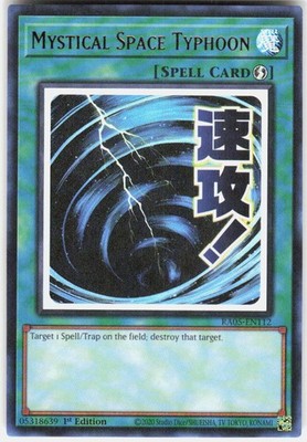 Mystical Space Typhoon RA05-EN112 Yugioh