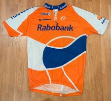 Maglia media Agu Rabobank ciclismo gigante autografata