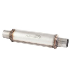Exhaust Muffler Universal Stainless Steel Straight Through Design,Resonator S...