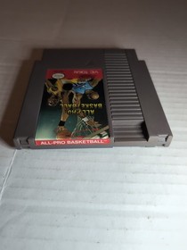 All-Pro Basketball (Nintendo NES, 1989) , Cartridge Only Untested 