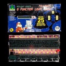 VINTAGE CHRISTMAS LIGHTS / 140 MULTI-COLORED LIGHTS / 8 DIFFERENT SETTINGSPREFO
