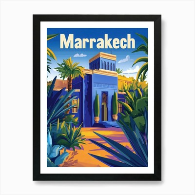 Aihrgdesign A Retro Reiseposter F Gerahmtes Wandbild Poster Leinwanddruck Bild