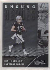 2020 Panini Absolute Unsung Heroes Hunter Renfrow #UH-HR d0l