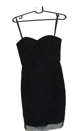 BCBGMAXAZRIA Roselle Lace Knee Length Underwire Corset Dress Size 0