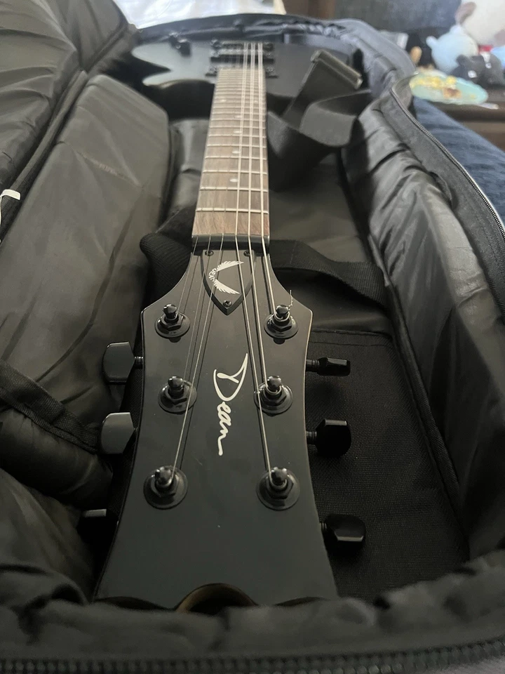 Dean EVO XM Electric Guitar Matte Black Used - Image 3 of 4