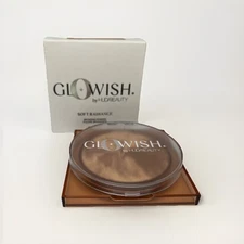 NIB Huda Beauty Glowish Soft Radiance Bronzing Powder 02 Medium Full Size .35oz