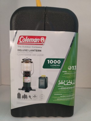 NEW Coleman Deluxe PerfectFlow Propane Lantern Model With hard carry case 