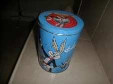 Vintage Brach's Happy Birthday Bugs Bunny Tin Warner Bros 50th Anniversary 1989