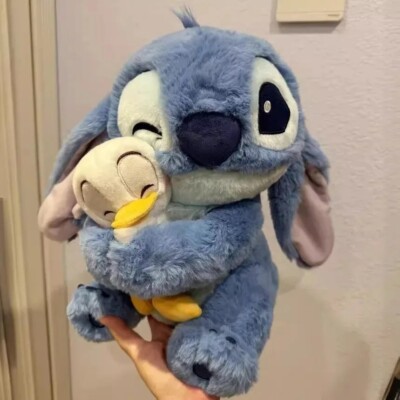 Disney Stitch Plush Doll - Cute Lilo & Stitch Duck Design, Soft Stuffed Toy Gift
